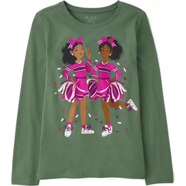 The Children's Place Girl Power Long Sleeve Graphic T-Shirts