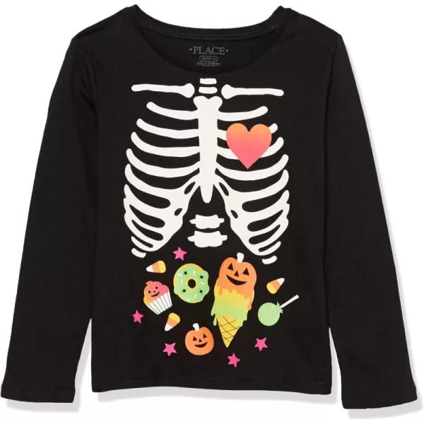 The Children's Place Girls' All Holidays Long Sleeve Graphic T-Shirts