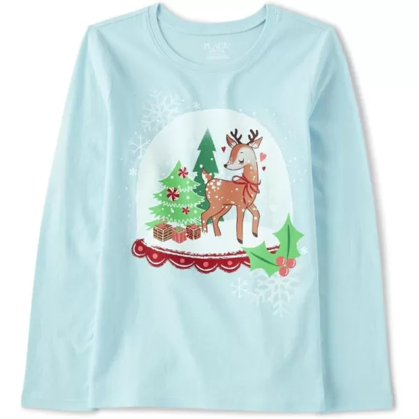 The Children's Place Girls' All Holidays Long Sleeve Graphic T-Shirts