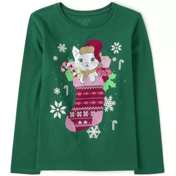 The Children's Place Girls' All Holidays Long Sleeve Graphic T-Shirts