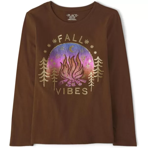 The Children's Place Girls' All Holidays Long Sleeve Graphic T-Shirts