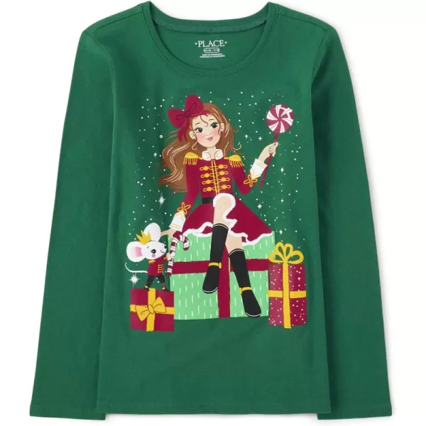 The Children's Place Girls' All Holidays Long Sleeve Graphic T-Shirts