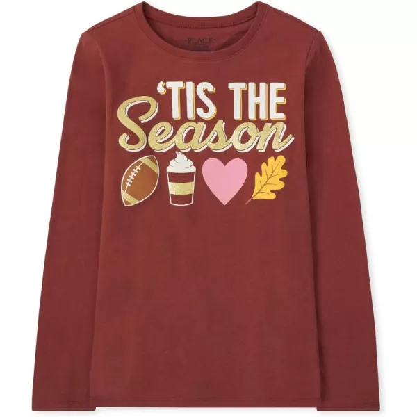 The Children's Place Girls' All Holidays Long Sleeve Graphic T-Shirts