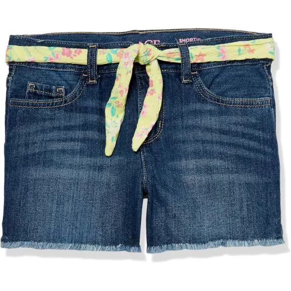 The Children's Place Girls' Belted Denim Shorts