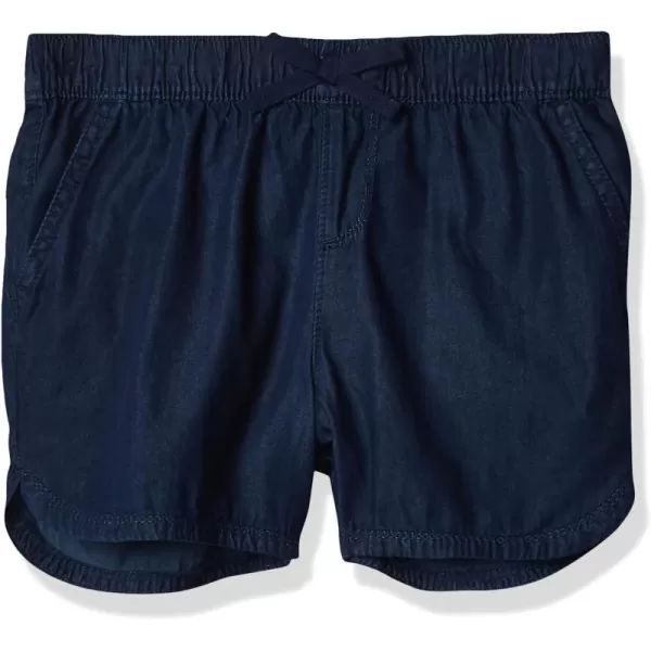 The Children's Place Girls' Denim Pull on Shorts