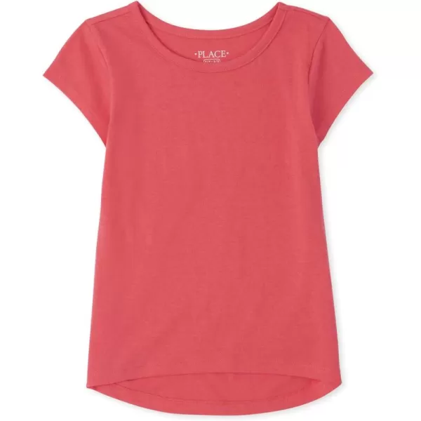 The Children's Place Girls High Low Basic Layering Tee