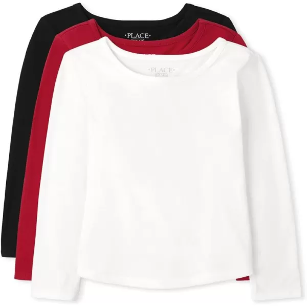 The Children's Place Girls' Long Sleeve Basic Layering Tees