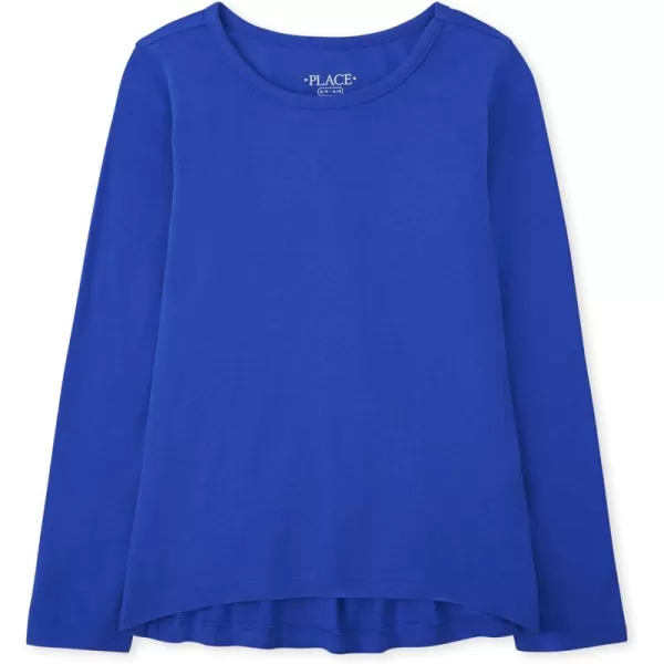 The Children's Place Girls' Long Sleeve High Low Top