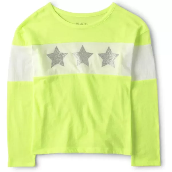 The Children's Place Girls' Long Sleeve Knit Fashion Shirt