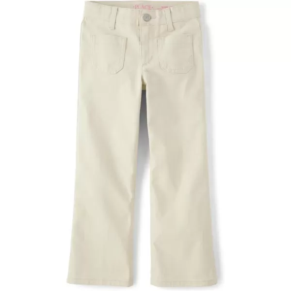 The Children's Place Girls' Patch Pocket Wide Leg Pants