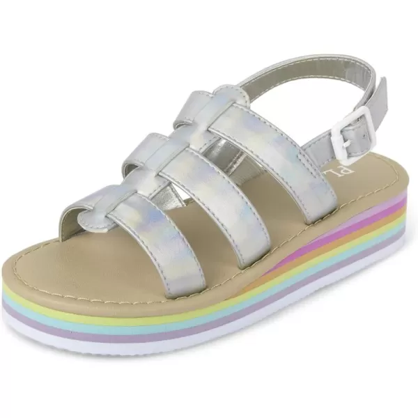 The Children's Place Girl's Platform Sandals Slipper