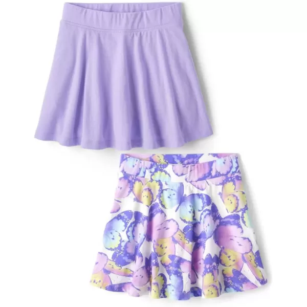 The Children's Place Girls' Pull on Everyday Skorts 2 Pack