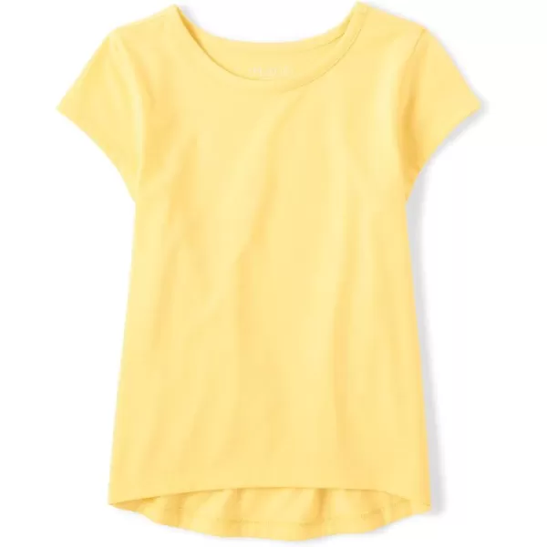 The Children's Place Girls' Short Sleeve High Low Tee