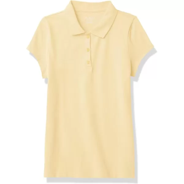 The Children's Place Girls' Short Sleeve Ruffle Pique Polo