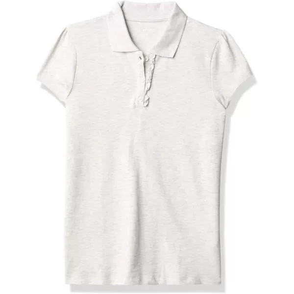 The Children's Place Girls' Short Sleeve Ruffle Pique Polo
