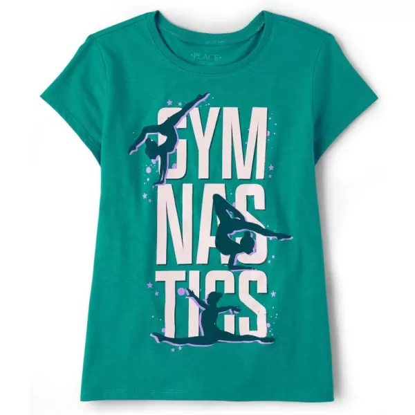 The Children's Place girls Dance Graphic Short Sleeve Tee