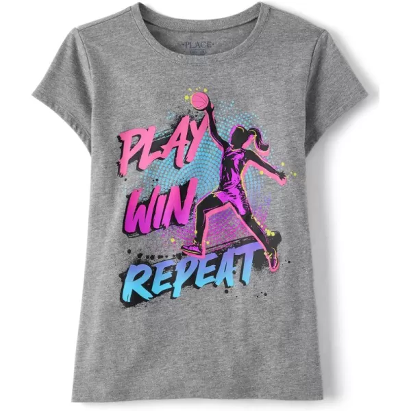 The Children's Place girls Dance Graphic Short Sleeve Tee