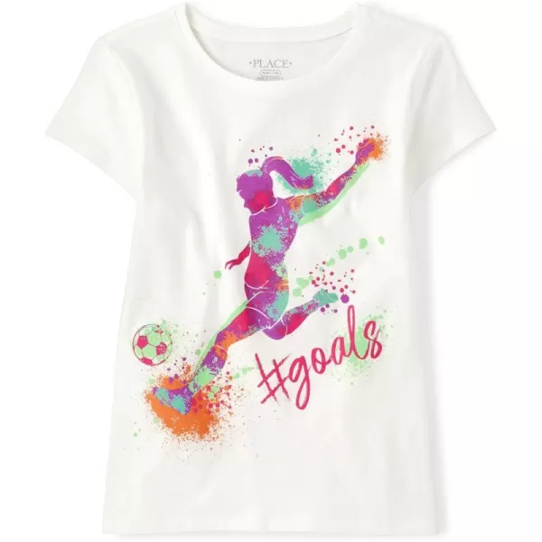 The Children's Place girls Dance Graphic Short Sleeve Tee