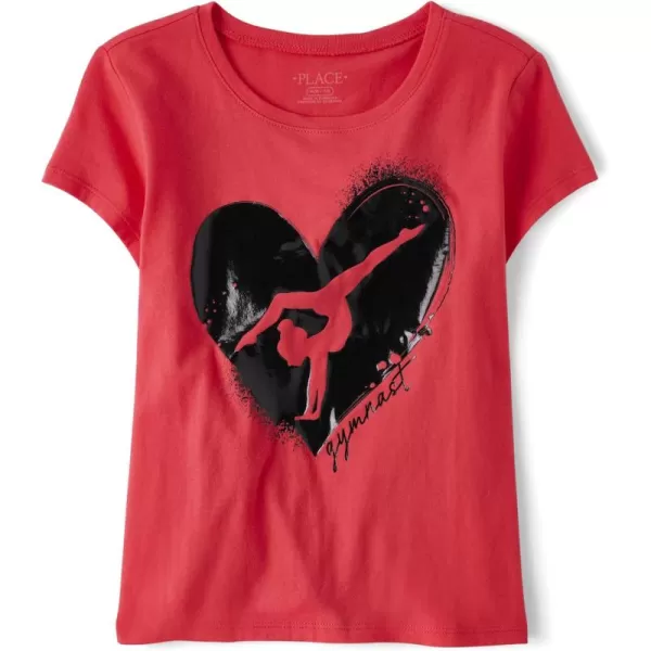 The Children's Place girls Dance Graphic Short Sleeve Tee