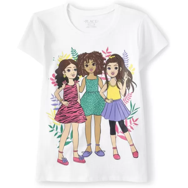 The Children's Place girls Do Anything Graphic Short Sleeve Tee