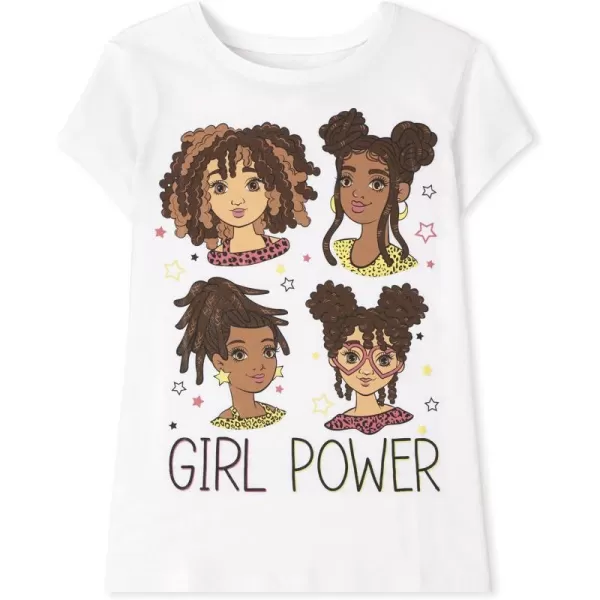 The Children's Place girls Do Anything Graphic Short Sleeve Tee