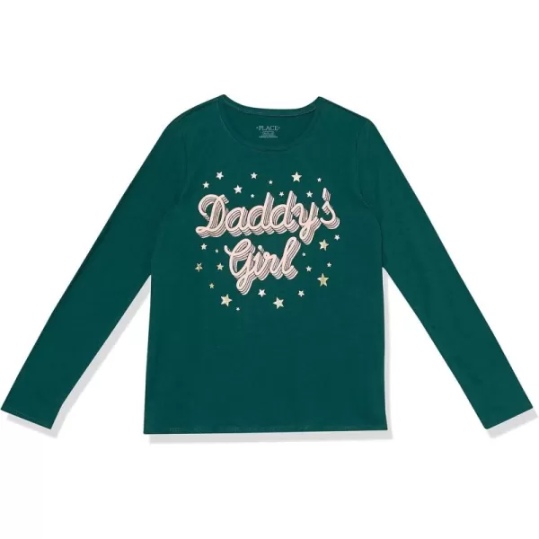 The Children's Place girls Flower Unicorn Long Sleeve Graphic Tee