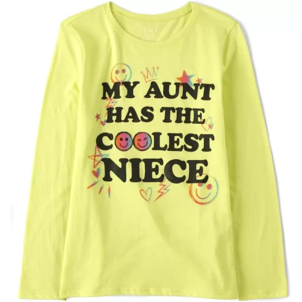 The Children's Place girls Flower Unicorn Long Sleeve Graphic Tee