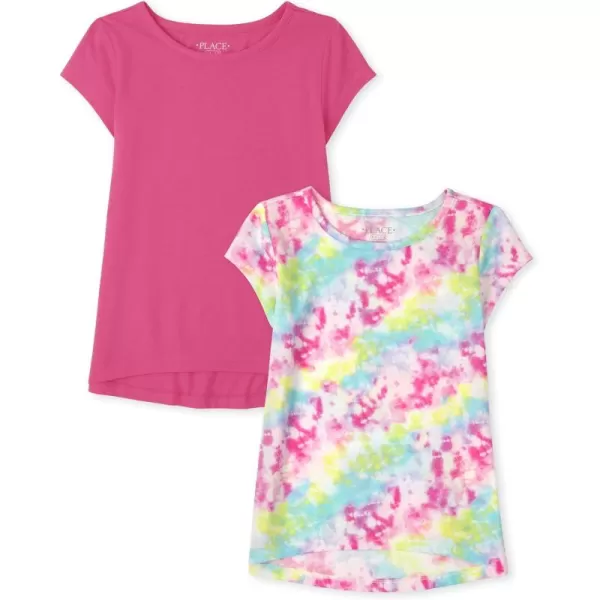 The Children's Place girls Print Basic Layering Tees