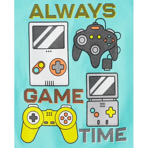 The Children's Place Boys' Gamer Short Sleeve Graphic T-Shirts,multipacks