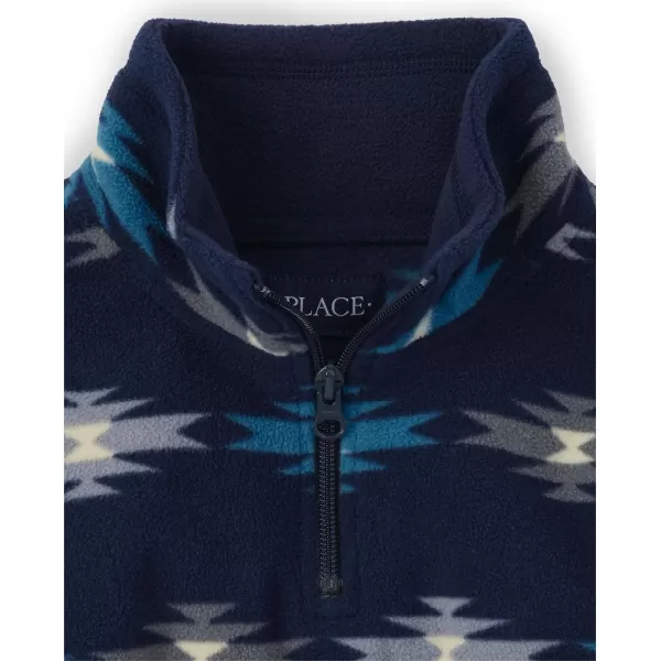 The Children's Place Boys' Warm Fleece Quarter Zip Pullover