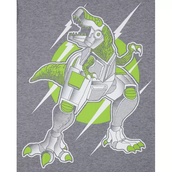 The Children's Place baby boys Dino Lightning Graphic Long Sleeve T Shirt