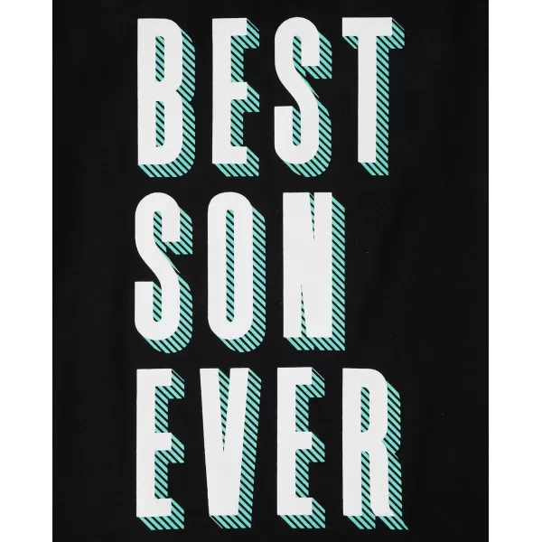 The Children's Place boys Best Son Ever Graphic Long Sleeve T Shirt