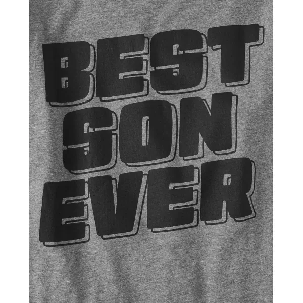 The Children's Place boys Best Son Ever Graphic Long Sleeve T Shirt