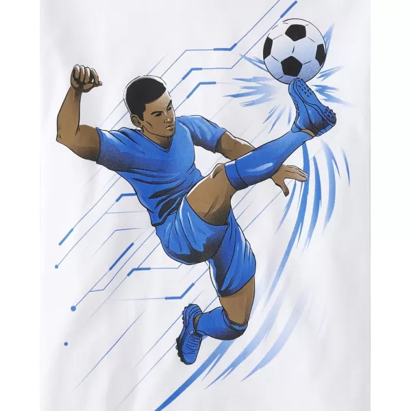 The Children's Place boys Goal! Graphic Long Sleeve T Shirt
