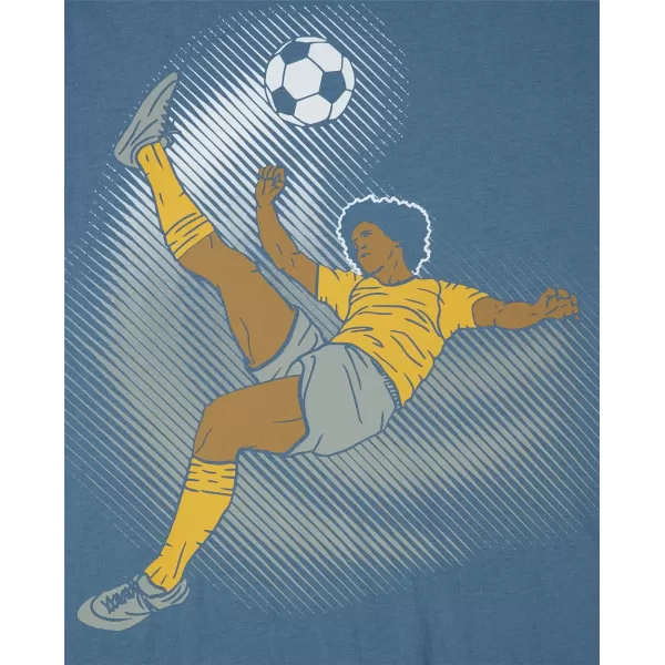 The Children's Place boys Goal! Graphic Long Sleeve T Shirt