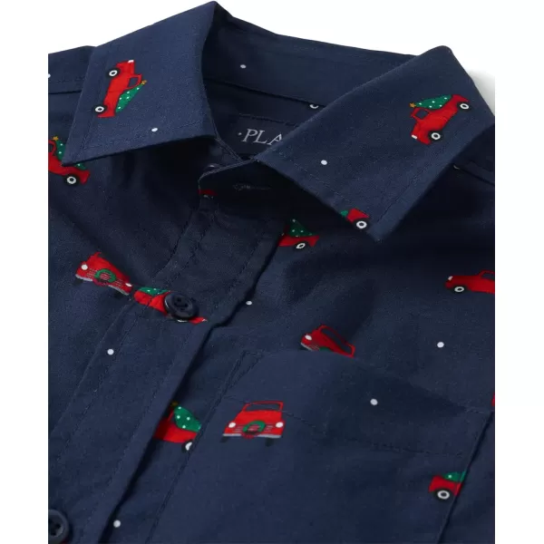 The Children's Place girls Long Sleeve Button Down Shirts