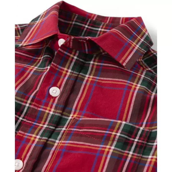The Children's Place girls Long Sleeve Button Down Shirts