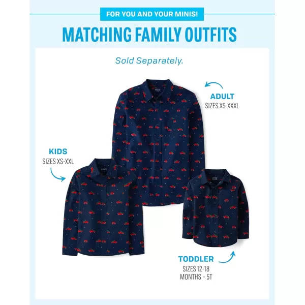 The Children's Place girls Long Sleeve Button Down Shirts