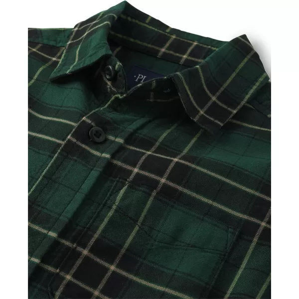 The Children's Place girls Long Sleeve Button Down Shirts