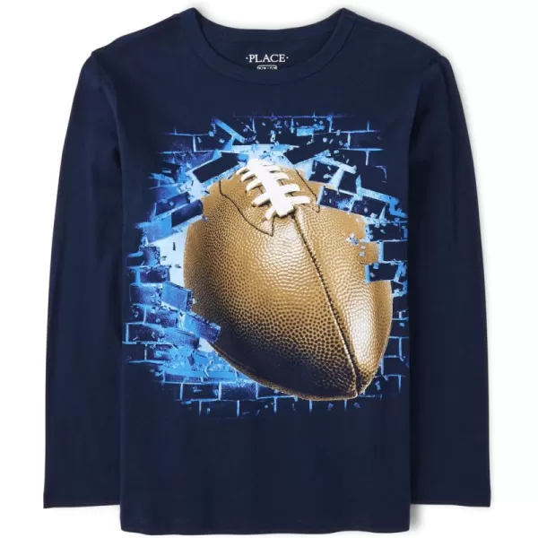 The Children's Place Baby Boys' Sports Long Sleeve Graphic T-Shirts