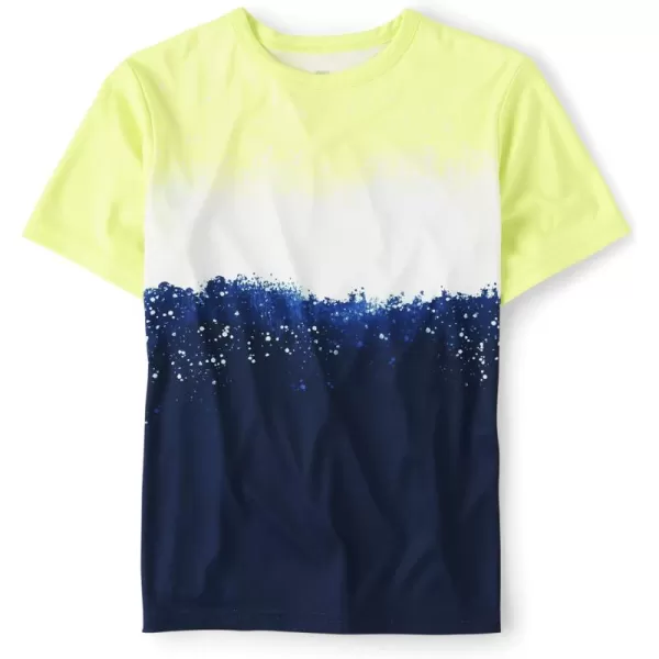 The Children's Place Boys' Short Sleeve Colorblock T-Shirt