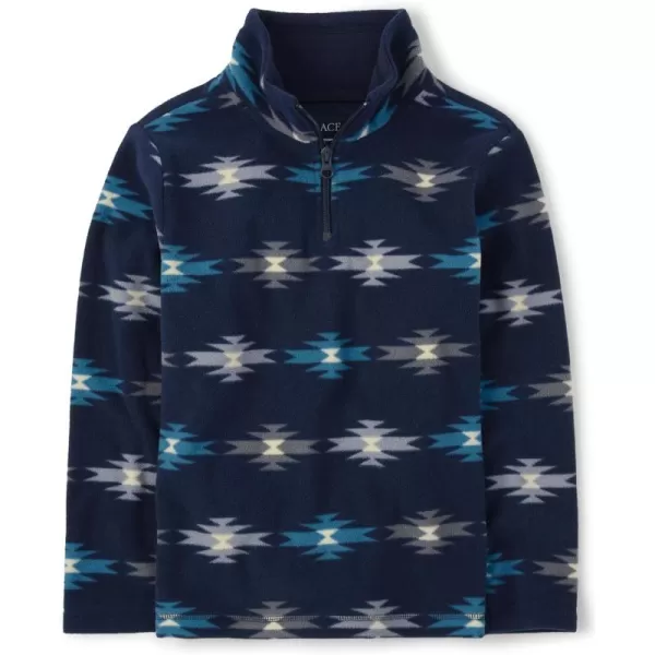 The Children's Place Boys' Warm Fleece Quarter Zip Pullover