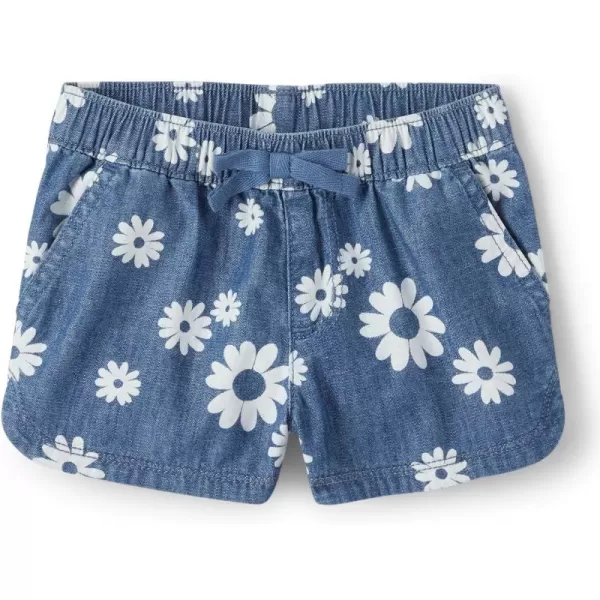 The Children's Place baby-girls And Toddler Pull on Chambray Shorts