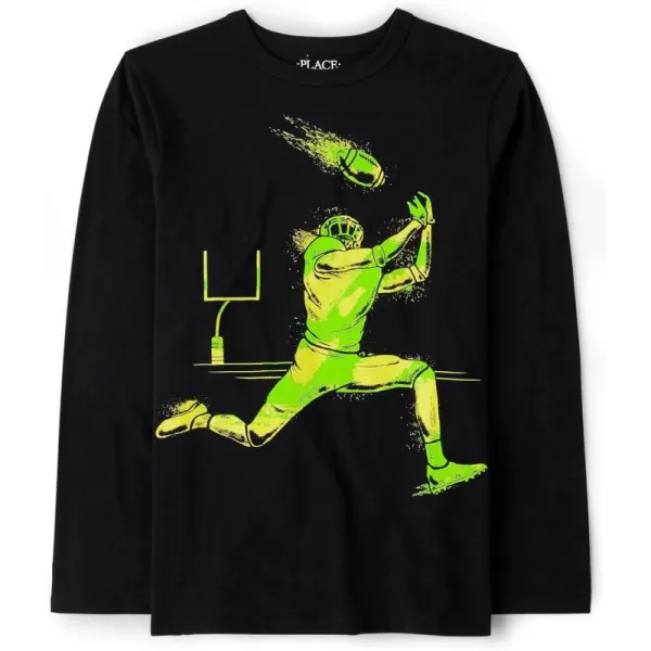 The Children's Place boys Goal! Graphic Long Sleeve T Shirt