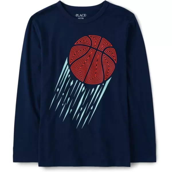 The Children's Place boys Goal! Graphic Long Sleeve T Shirt