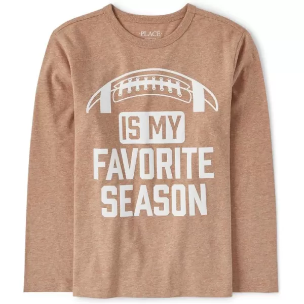 The Children's Place boys Goal! Graphic Long Sleeve T Shirt