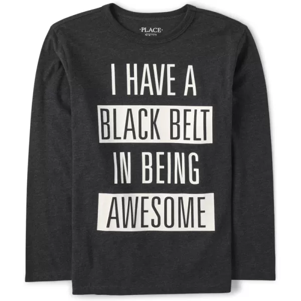 The Children's Place boys Goal! Graphic Long Sleeve T Shirt