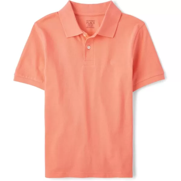 The Children's Place boys Short Sleeve Pique Polo