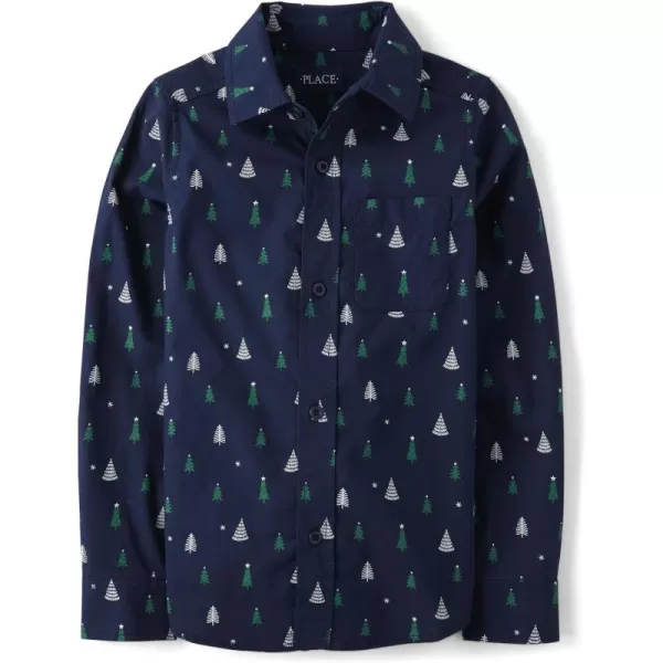 The Children's Place girls Long Sleeve Button Down Shirts