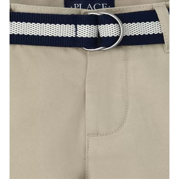 The Children's Place Boys' Belted Chino Shorts